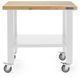 Gladiator® White 3' Wide Mobile Workstation Workbench -0