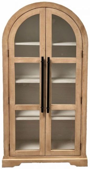 Million Dollar Rustic Natural Accent Cabinet-1