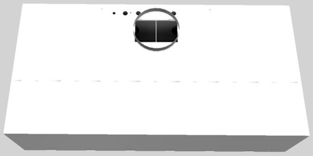 Vent-A-Hood® 48" White Wall Mounted Range Hood-2