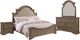 Liberty Furniture Magnolia Manor 4-Piece Taupe Mist/Weathered Bisque Queen Upholstered Bedroom Set-0