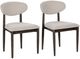 Classic Home Tiber 2-Piece Toasted Brown Upholstered Dining Chair Set-0