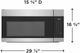 Frigidaire® 1.7 Cu. Ft. Stainless Steel Over The Range Microwave-3