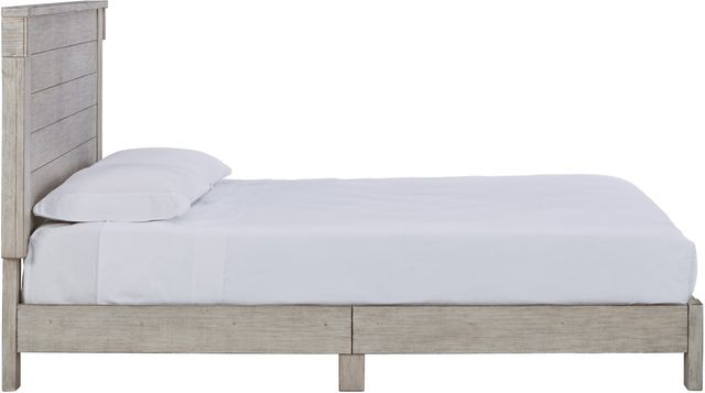 Signature Design by Ashley® Hollentown Whitewash Queen Panel Bed-3
