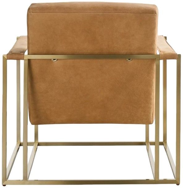 Universal Explore Home™ Jensen Antique Brass/Winchester Sandstone Accent Chair-2