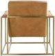 Universal Explore Home™ Jensen Antique Brass/Winchester Sandstone Accent Chair-2