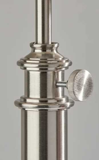 Adesso® Barton Brushed Steel Floor Lamp-3