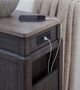 Null Furniture Lake Lure Gray Fog Chairside Cabinet-1