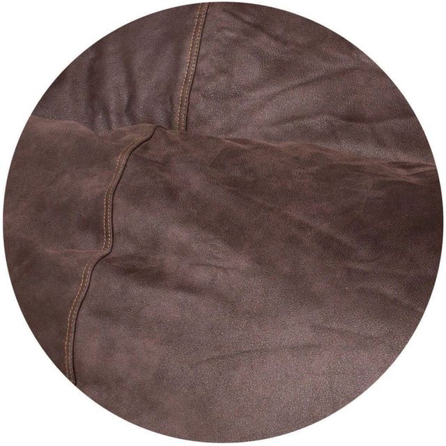 CordaRoy's® Coffee Faux Leather Queen Bean Bag Cover -0