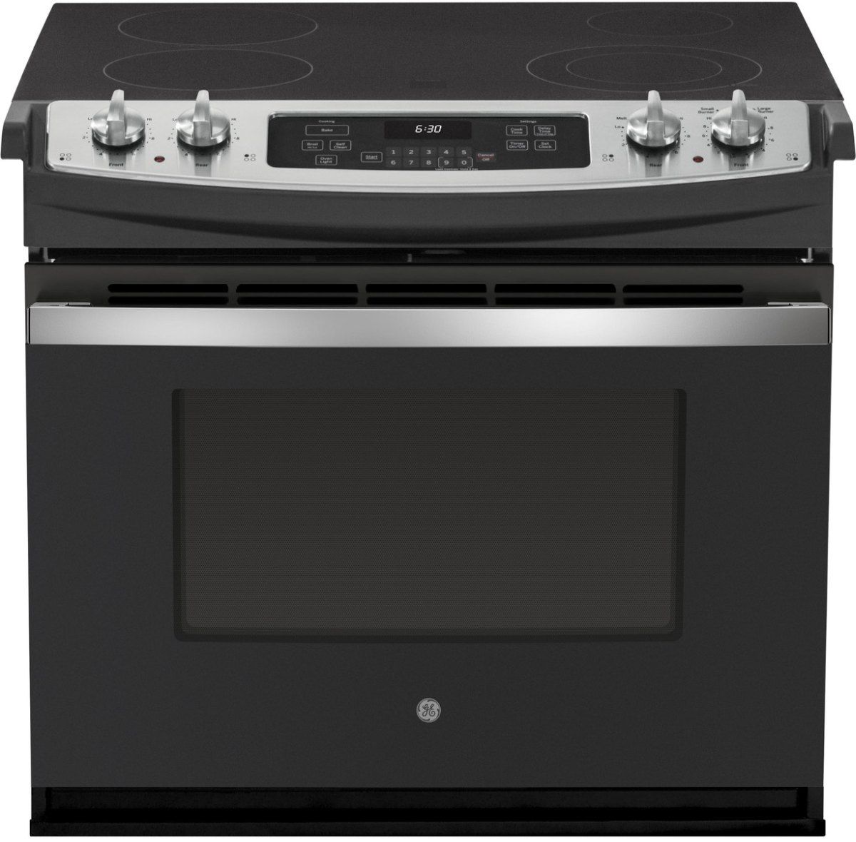 GE® 30" Stainless Steel Drop-In Electric Range