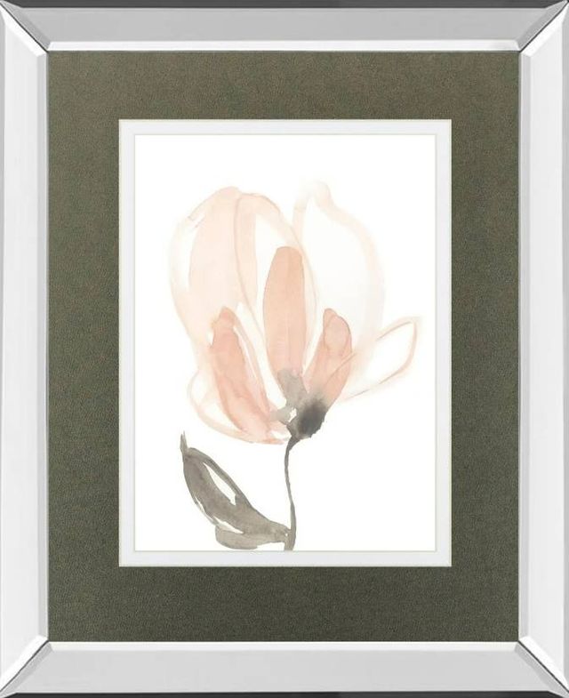 Classy Art Blush Petals II by Jennifer Goldberger Mirrored Frame Wall Art-0