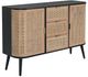 A & B Home Beige/Black Cabinet-0