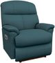 La-Z-Boy® Reed Arctic Blue Leather Power Rocking Recliner with Headrest-0