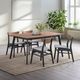 ACME Furniture Rebi 2-Piece Black/Gray Upholstered Dining Side Chair Set-1