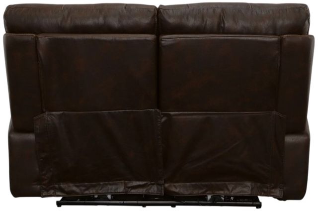 Flexsteel® Clive Clove Brown Power Reclining Loveseat with Power Headrests and Lumbar-3