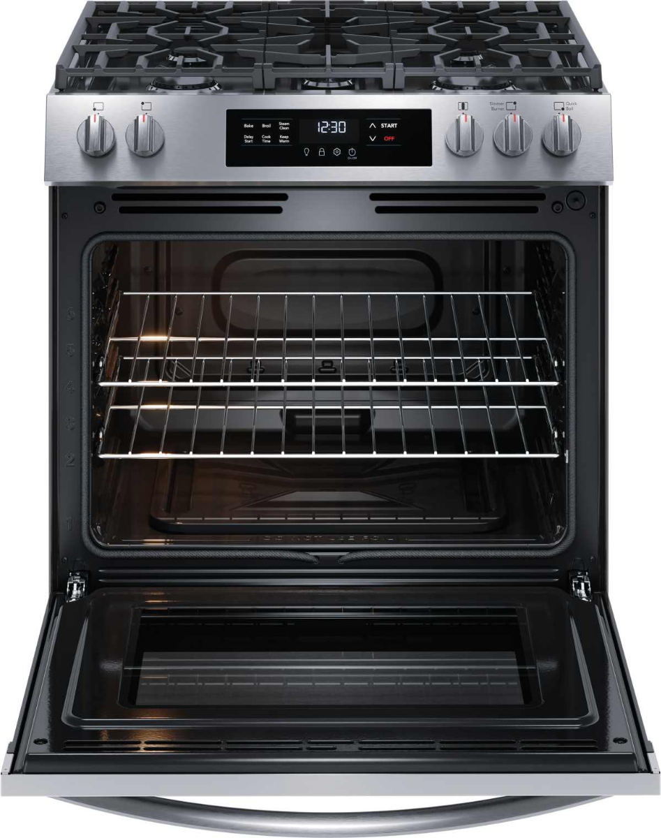 Frigidaire 30" Stainless Steel Slide In Gas Range - Thumbnail 3