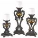 Cal® Lighting & Accessories Antique Bronze Candle Holder-0