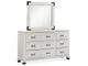Magnussen Home® Harper Springs Silo White Landscape Mirror-3
