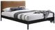 Meridian Furniture Abigail Cognac/Black King Upholstered Panel Bed-0