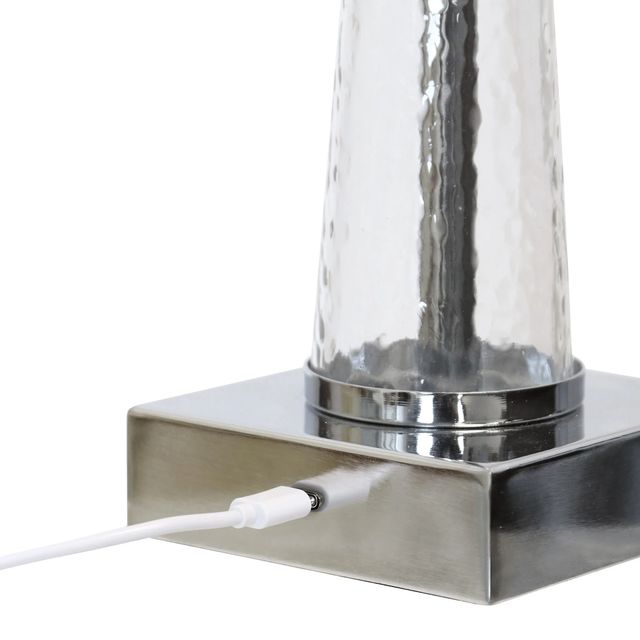Stylecraft Chrome Portable Rechargeable LED Lamp-4