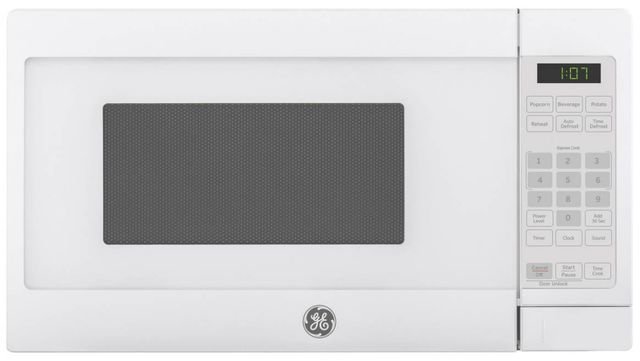 GE® 0.7 Cu. Ft. White Countertop Microwave-0