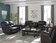 iAmerica Bruno Chocolate Chaise Swivel Glider Recliner-1