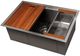 ZLINE Garmisch 27" Stainless Steel Undermount Single Bowl Kitchen Sink with Bottom Grid and Accessories-2