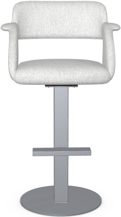 Amisco Customizable Positano Upholstered Swivel Bar Stool-1