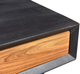 Moe's Home Collection Vienna Brown Coffee Table with Black Metal Base-3