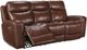 Signature Design by Ashley® Momentum Moves Mahogany Power Reclining Sofa with Adjustable Headrest-2