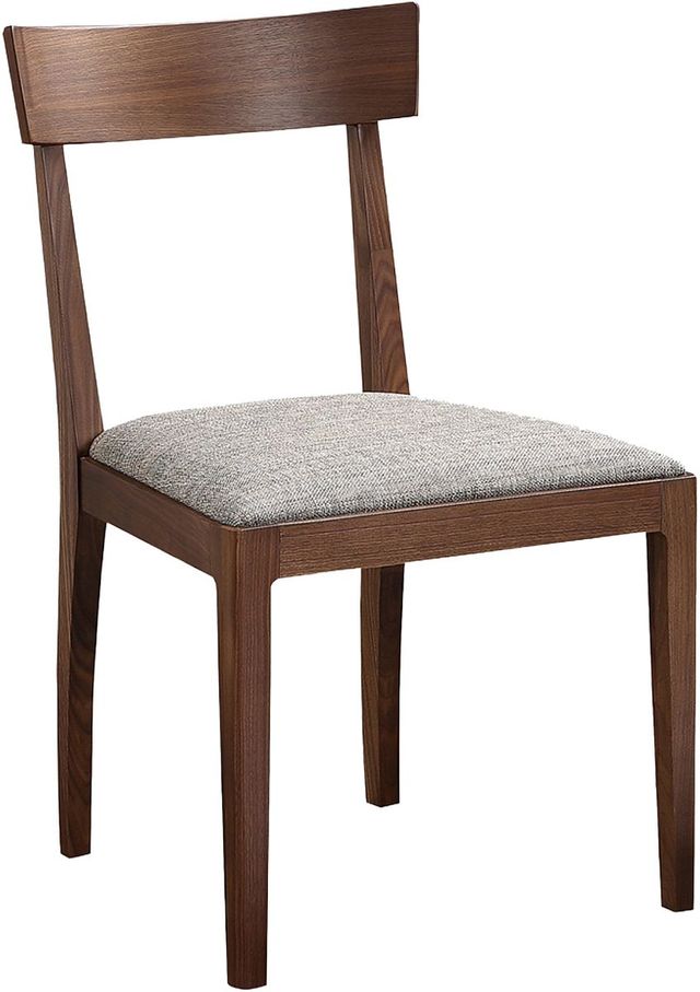 Moe's Home Collection Leone 2-Piece Walnut Brown Dining Chair Set-0