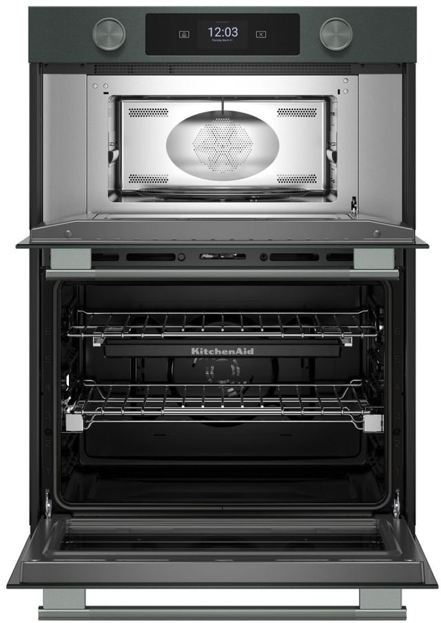 KitchenAid® 30" Juniper Smart Oven/Micro Combo Electric Wall Oven with Assisted Cook Cycles-1