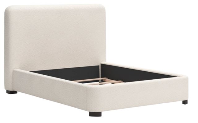 Signature Design by Ashley® Whittgate Beige King Upholstered Panel Bed-3