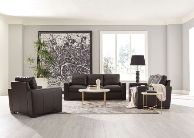Coaster® Boardmead 2-Piece Dark Brown Living Room Set-0