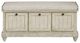 Homelegance® Woodwell Distressed White Lift Top Storage Bench-2