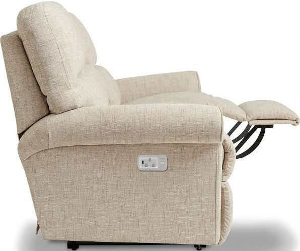 La-Z-Boy® Robin Taupe Power Reclining Sofa with Headrest