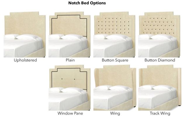 Parker Southern Customizable Dream Creations Notch Upholstered Headboard-2
