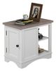 Parker House® Americana Modern Cotton Chairside Table with Oak Top -3