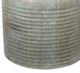 A & B Home Distressed Green Ridged Cement Planter-1