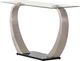 Coaster® Pruitt Glass Top Coffee Table with Satin Base-0