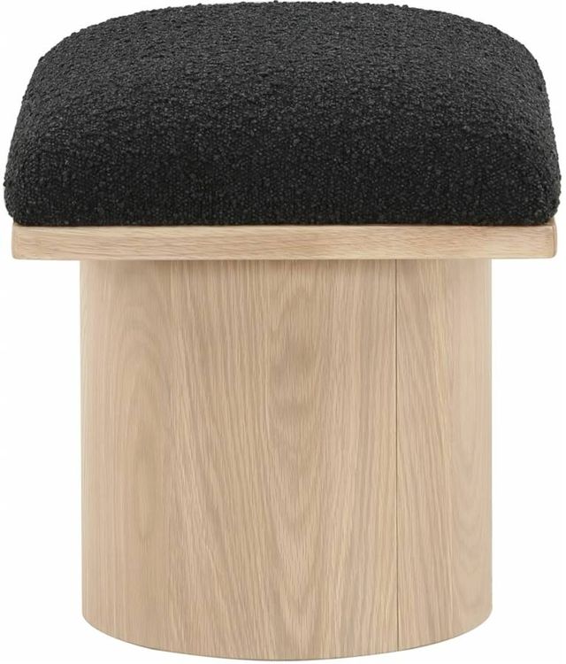 Meridian Furniture Pavilion Black/Natural Stool-3