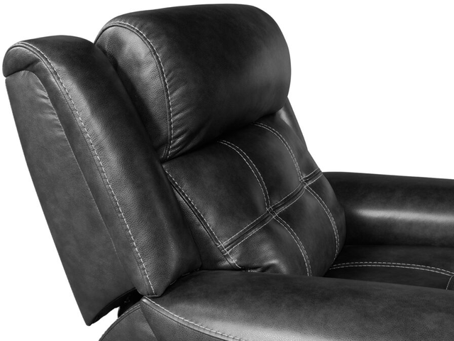 Intercon Regis Baron Charcoal Dual-Power Recliner-3