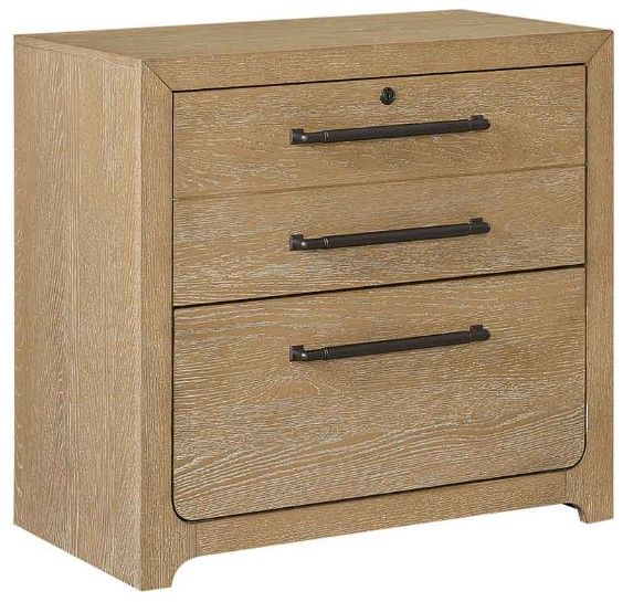 Martin Furniture Canyon Drive Office Natural Oak Lateral File Cabinet-0