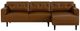 EQ3 Customizable Remi 2-Piece Tufted Leather Right-Arm Facing Sofa Sectional and Chaise-1