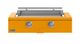 Caliber™ Rockwell Social 42" Saffron Built-In Liquid Propane Outdoor Griddle with Stainless Steel Hardware-0