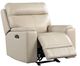 Leather Italia™ Cambria Bryant Taupe Power Glider Recliner-0