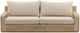 Dovetail Furniture Lucrecia Gray/Sand Olefin/Teak Outdoor Sofa-1