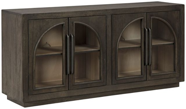 Signature Design by Ashley® Dreley Grayish Brown Accent Cabinet