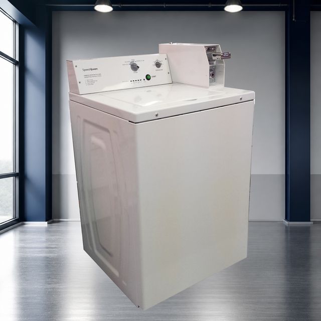 Speed Queen Commercial 2.9 Cu. Ft. Coin-Equipped Top-Load Washer - White-2