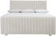 Bernhardt Silhouette White King Upholstered Panel Bed-1