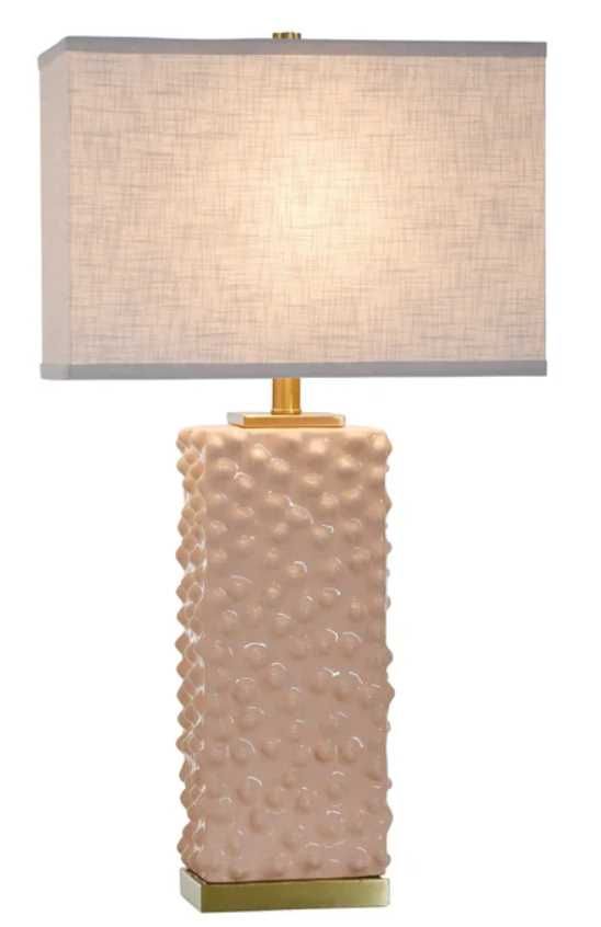Stylecraft Edmund Pearl Blush Table Lamp-1